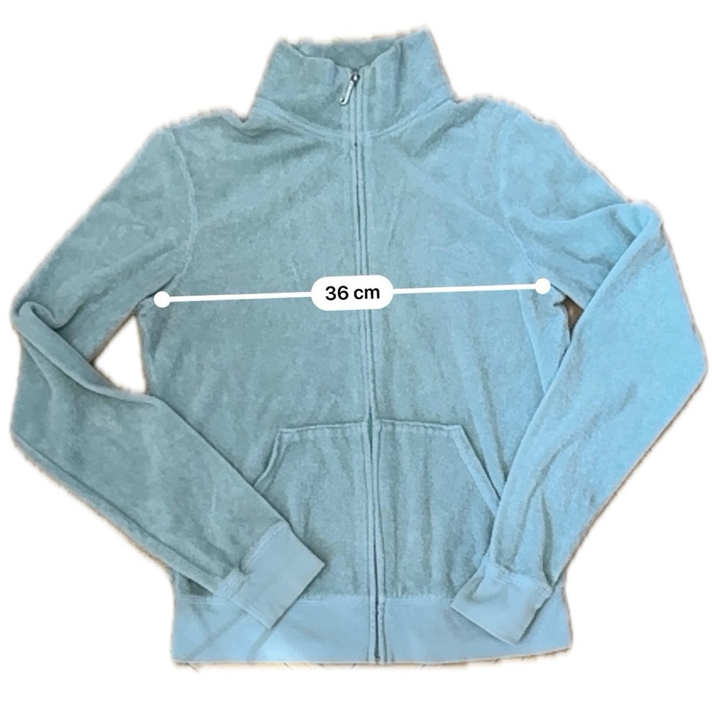 Vintage Juicy Couture Velour Tracksuit Embroidered Floral Motif Sage Green - Picture 6 of 8